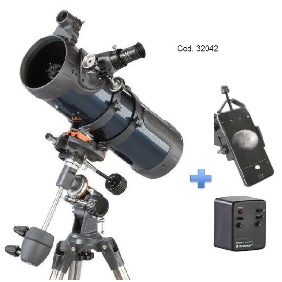 Télescope Celestron AstroMaster 114 EQ-MD Smartphone